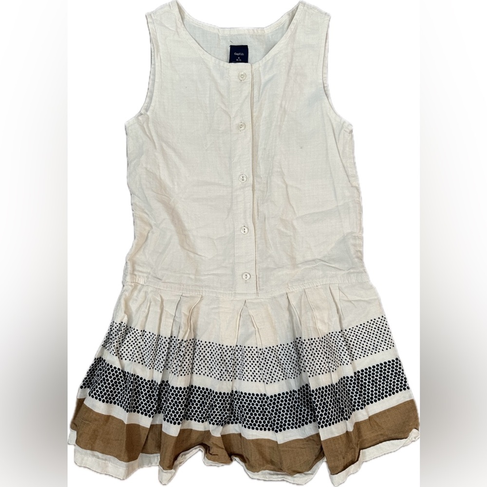 Gap Mix-Border Drop-Waist Dress - Picture 2 of 7